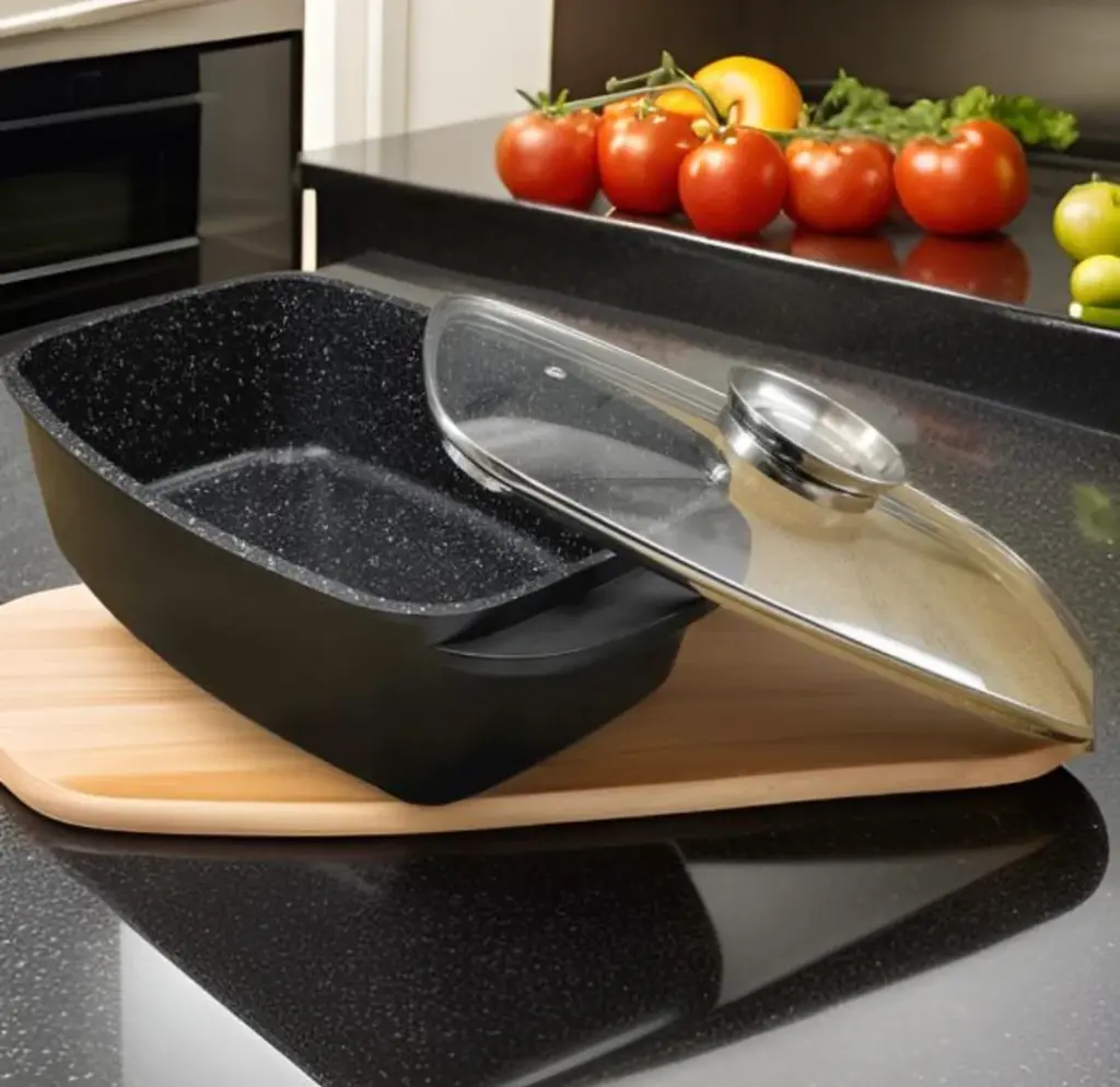 Cheffinger-Roaster-with-lidl-32cm-Zwart-Inductie-Altijd-Korting