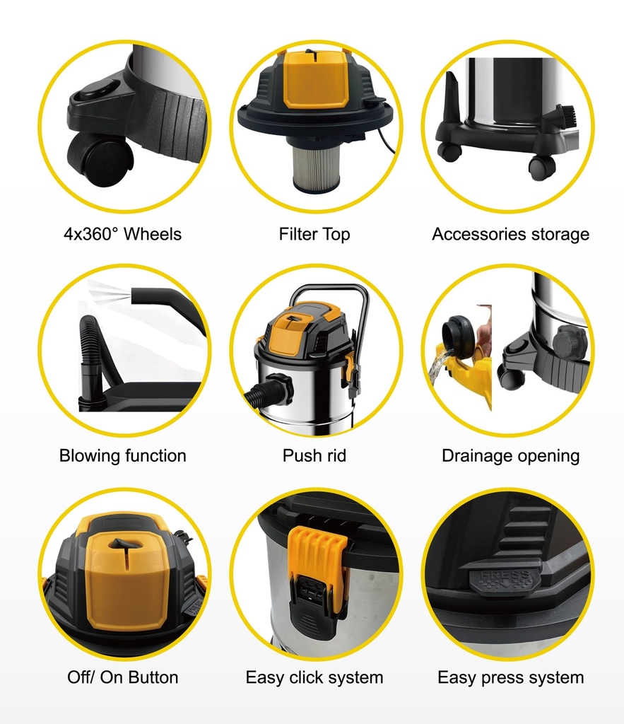 Vacuum-Cleaner-Wet-Dry-IVC1430-STARKS-Professiolal-cheffinger-altijd-korting