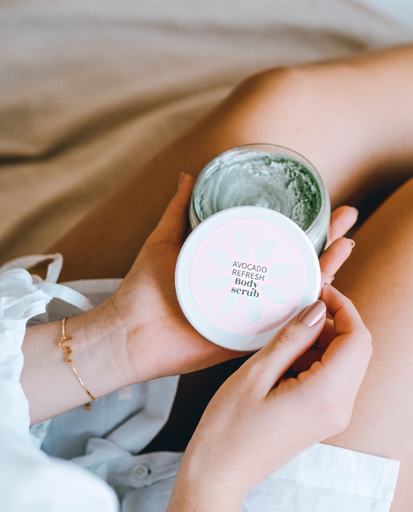 [150 ml] Avocado-verfrissende bodyscrub