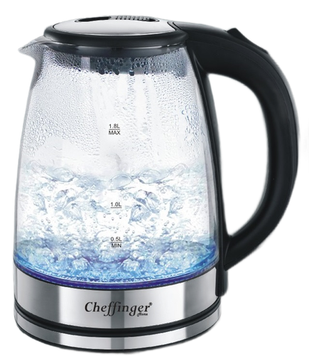[CF-GWK1.8] Glass kettle. Illumination