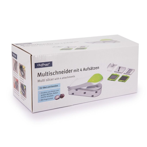 [CF-CHOP01] Multicutter met 4 opzetstukken
