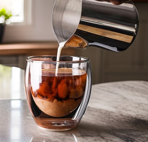 A set of double-walled glasses